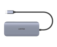 UNITEK USB-C - 3x USB 3.1, HDMI, RJ-45, SD, PD100W D1026B - 587851 - zdjęcie 3